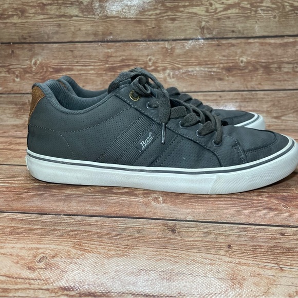 Bass Men Sneakers Charcoal Gray Size 8.5 - Picture 8 of 16